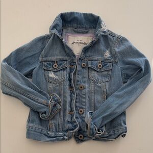 Abercrombie & Fitch Kids Light Blue Jean Jacket